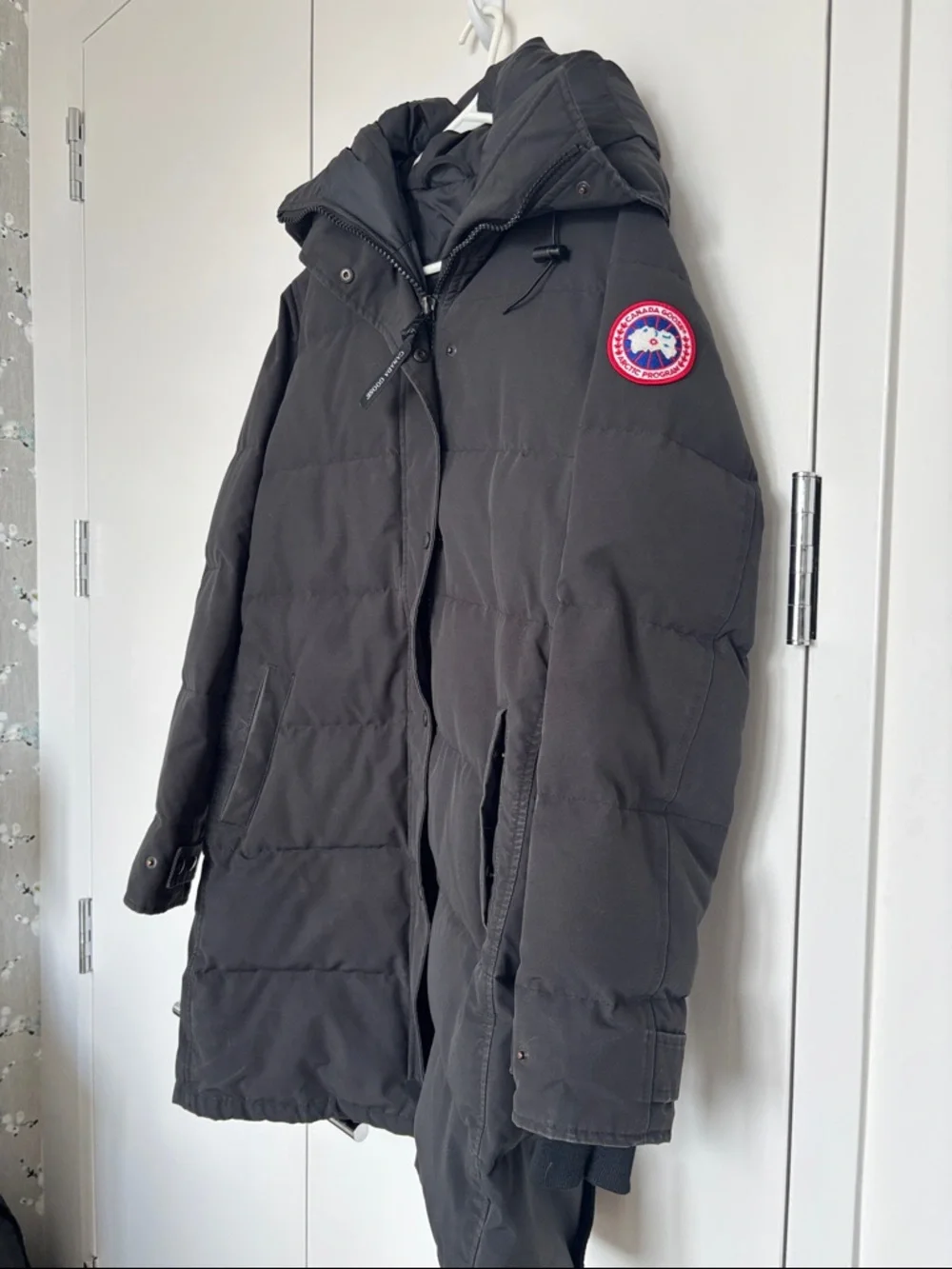 Canada Goose Black Shelburne Quilted Puffer Parka Coat with Hood - Picture 2 of 5